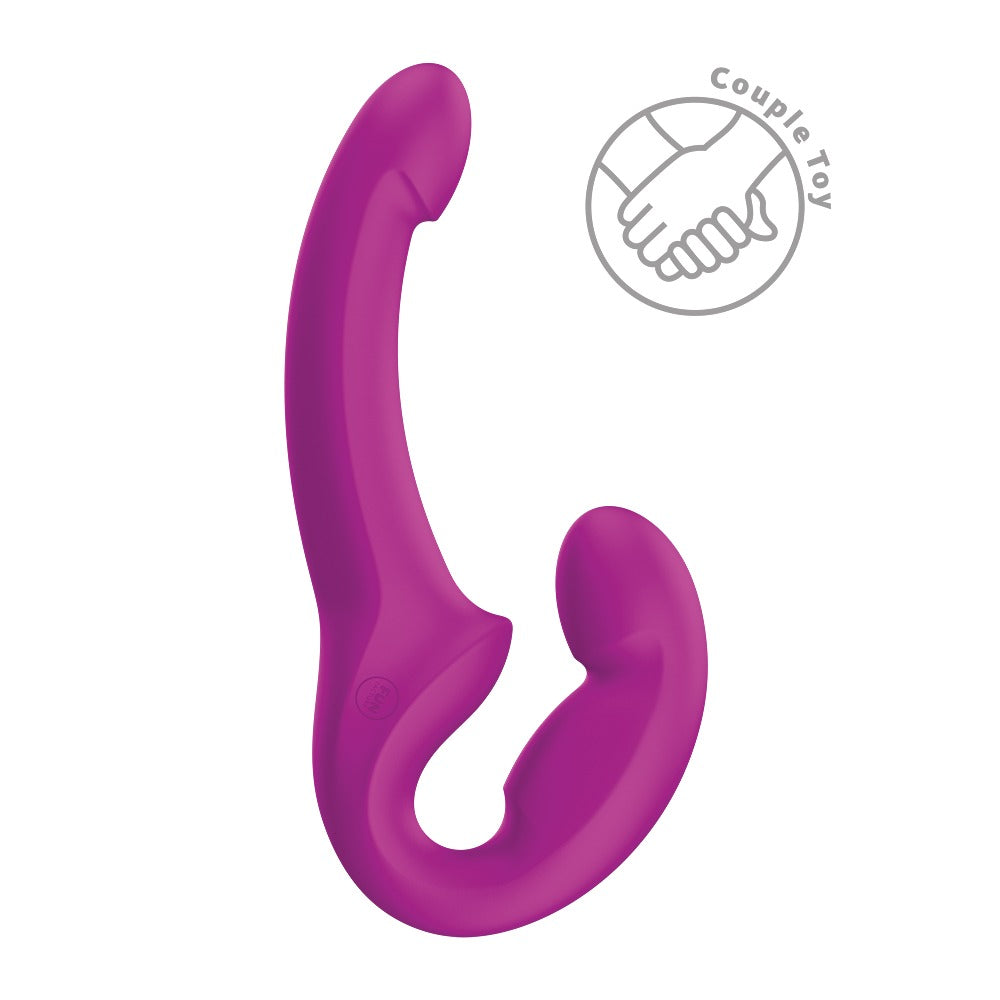 FUN FACTORY SHARE LITE Doppeldildo in Pink ohne Harness in der Gesamtansicht