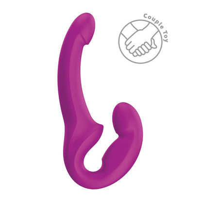 FUN FACTORY SHARE LITE Doppeldildo in Pink ohne Harness in der Gesamtansicht