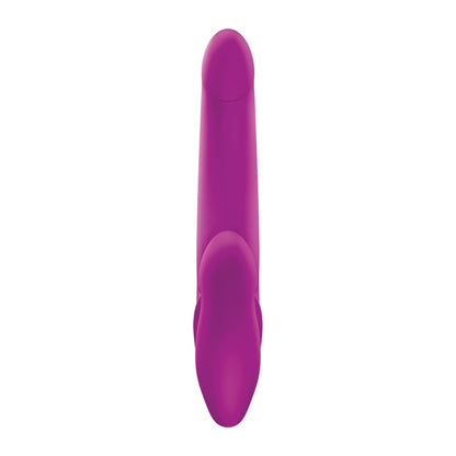 FUN FACTORY SHARE LITE Doppeldildo in Pink mit geschwungener Form in der Seitenansicht