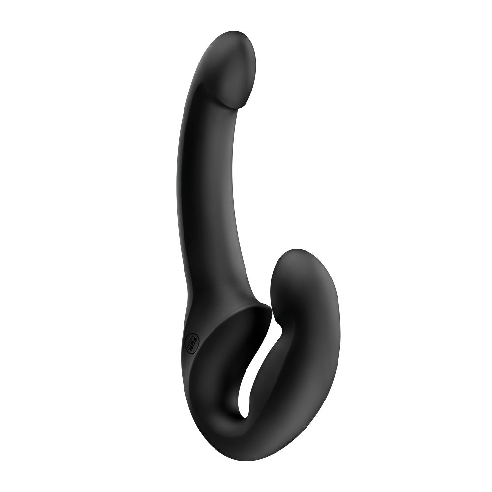 FUN FACTORY SHARE LITE Doppeldildo in Schwarz in schräger Produktansicht