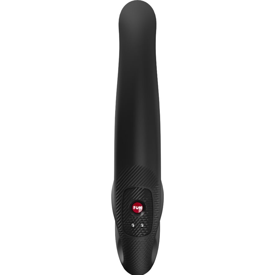 FUN FACTORY SHARE VIBE PRO vibrierender Doppeldildo in Schwarz in der Vorderansicht