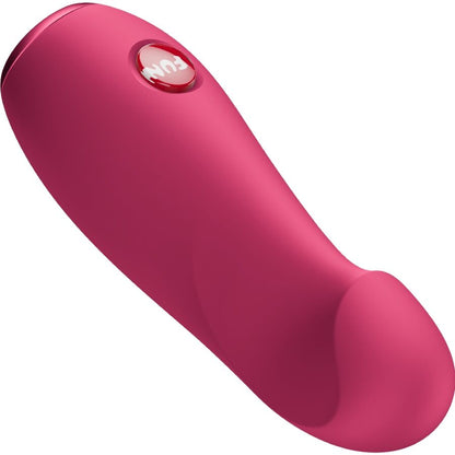 FUN FACTORY STELLA kompakter Bullet-Vibrator in Pink mit ergonomisch geschwungener Form in der Seitenansicht