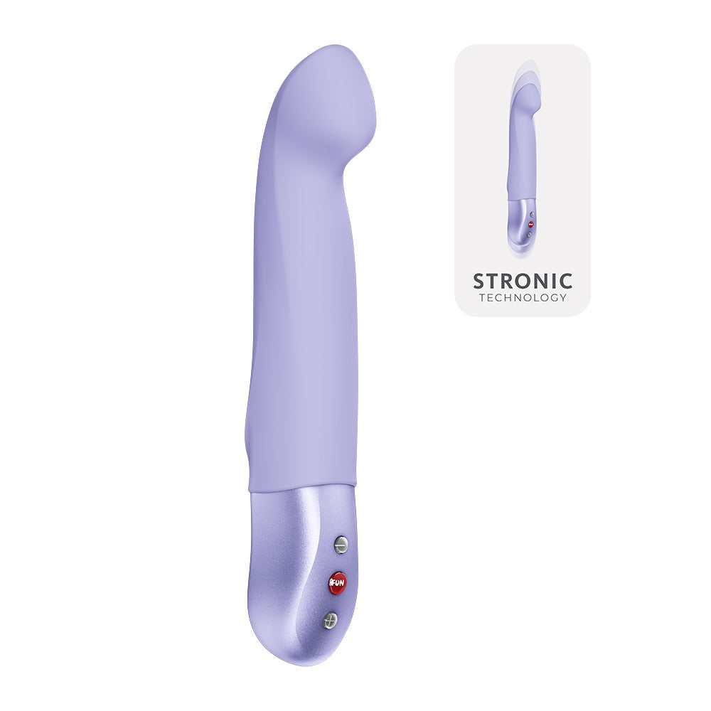 FUN FACTORY STRONIC G Premium-Pulsator in Lila für intensive G-Zonen-Stimulation in der Gesamtansicht