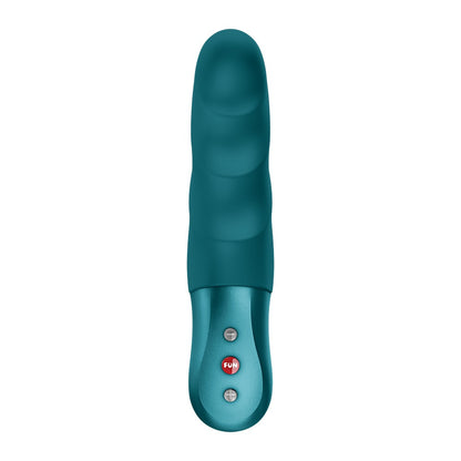 FUN FACTORY STRONIC PETITE Pulsator in Türkis mit strukturierter Form in der Vorderansicht