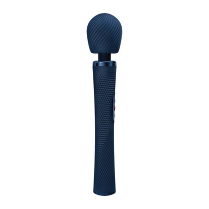 FUN FACTORY VIM Premium Wand-Massager in Dunkelblau in der Vorderansicht