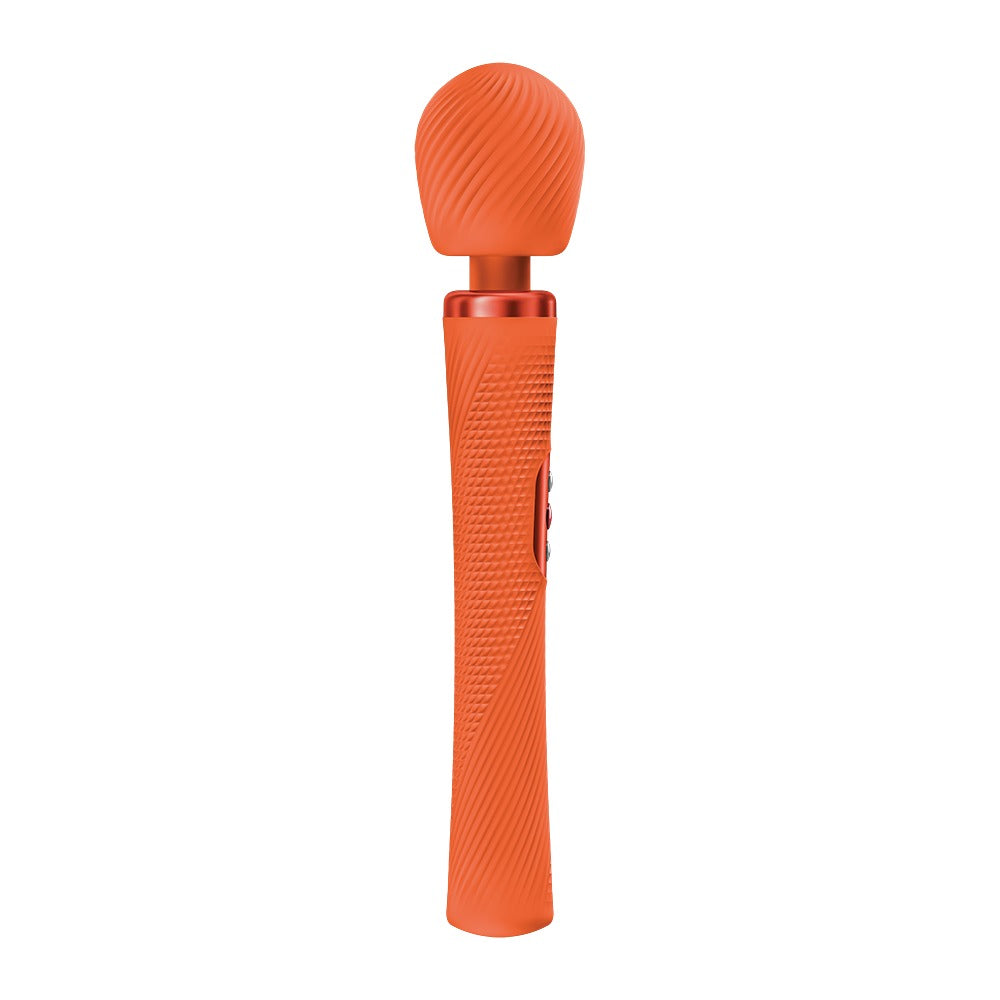 FUN FACTORY VIM Premium Wand-Massager in Orange in der Vorderansicht