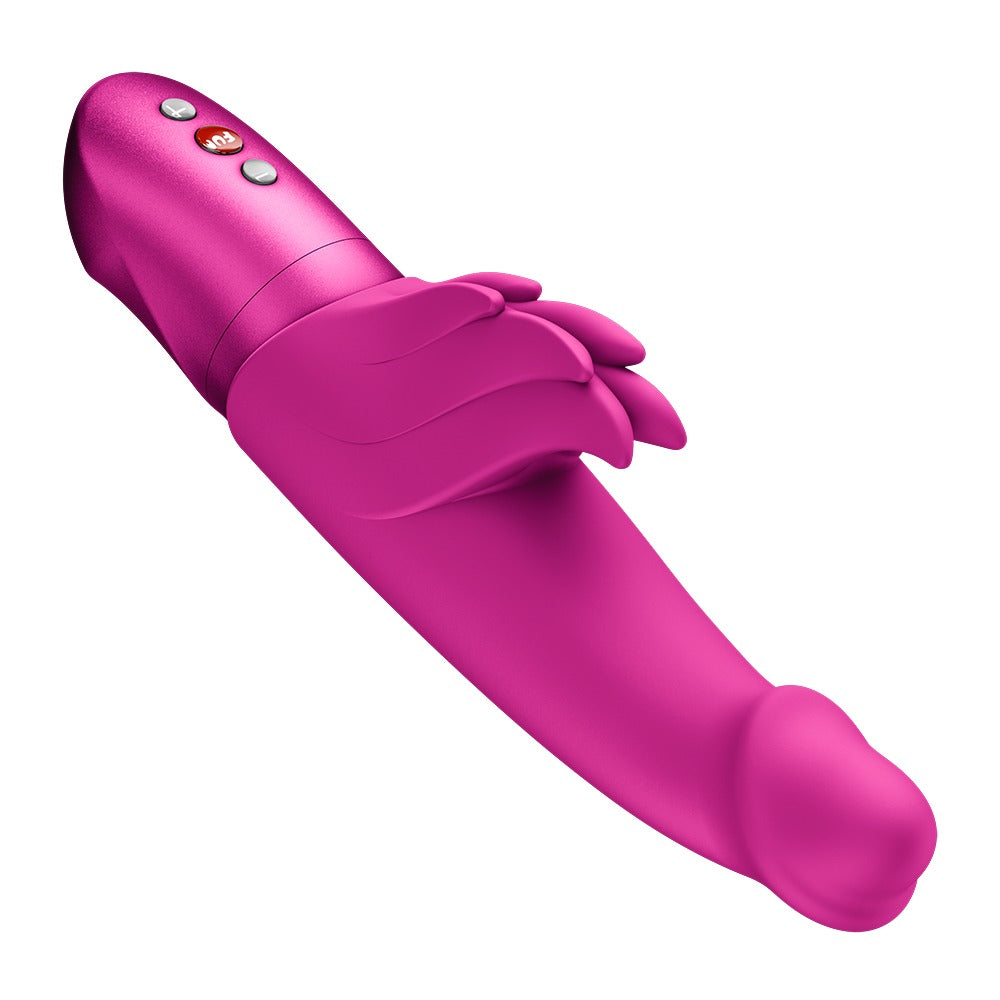 FUN FACTORY WICKED ANGEL Rabbitvibrator in Pink in schräger Produktansicht
