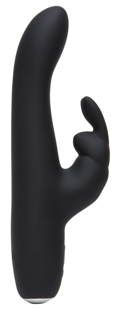 Detailansicht des schlanken Rabbit Vibrators mit sanfter Krümmung