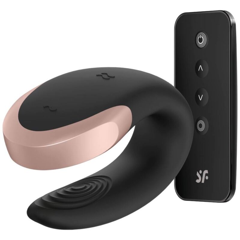 DOUBLE LOVE LUXURY PARTNER VIBRATOR SCHWARZ - Produktansicht 1