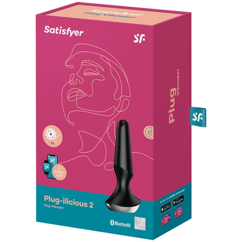 PLUG ILICIOUS 2 PLUG VIBRATOR SCHWARZ - Produktansicht 5
