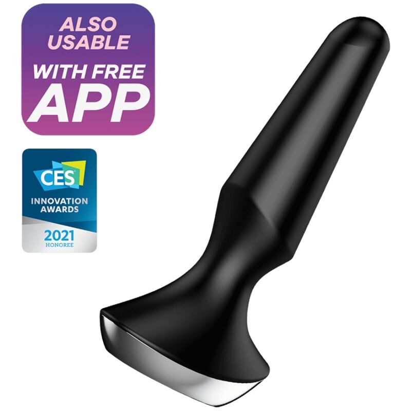 PLUG ILICIOUS 2 PLUG VIBRATOR SCHWARZ - Produktansicht 1