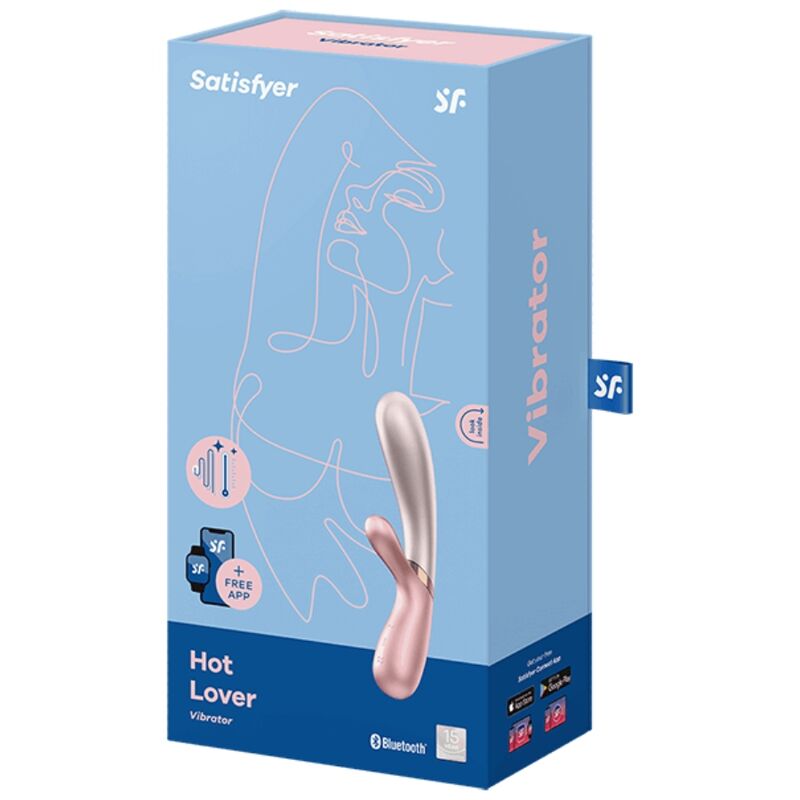 HOT LOVER VIBRATOR ROSE & BEIGE - Produktansicht 4