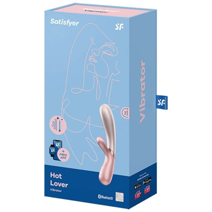 HOT LOVER VIBRATOR ROSE & BEIGE - Produktansicht 4