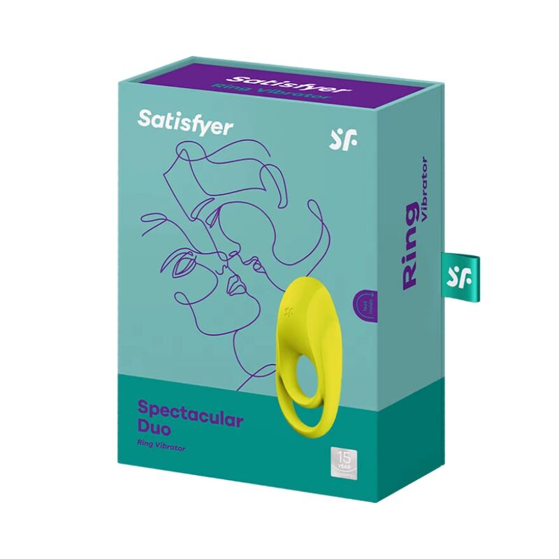 SPECTACULAR DUO RING VIBRATOR GELB - Produktansicht 3