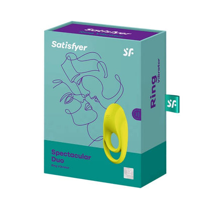 SPECTACULAR DUO RING VIBRATOR GELB - Produktansicht 3