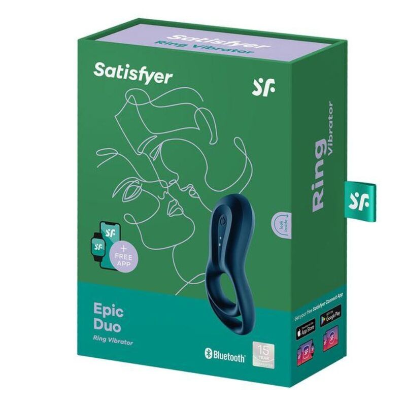 EPIC DUO RINGVIBRATORAPP BLAU - Produktansicht 3