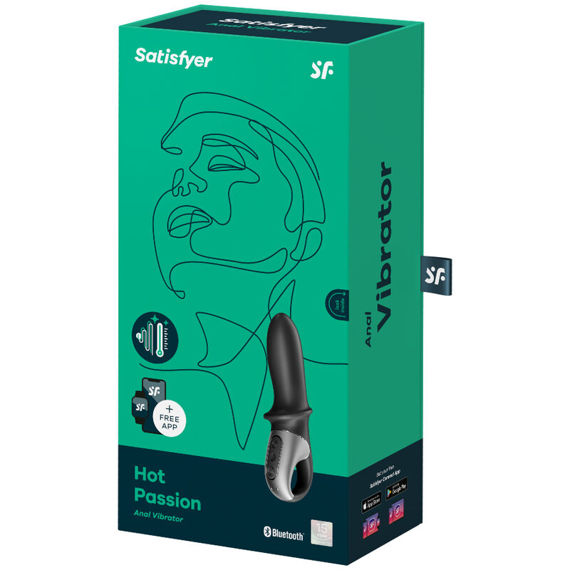 HOT PASSION ANAL VIBRATOR APP SCHWARZ - Produktansicht 4