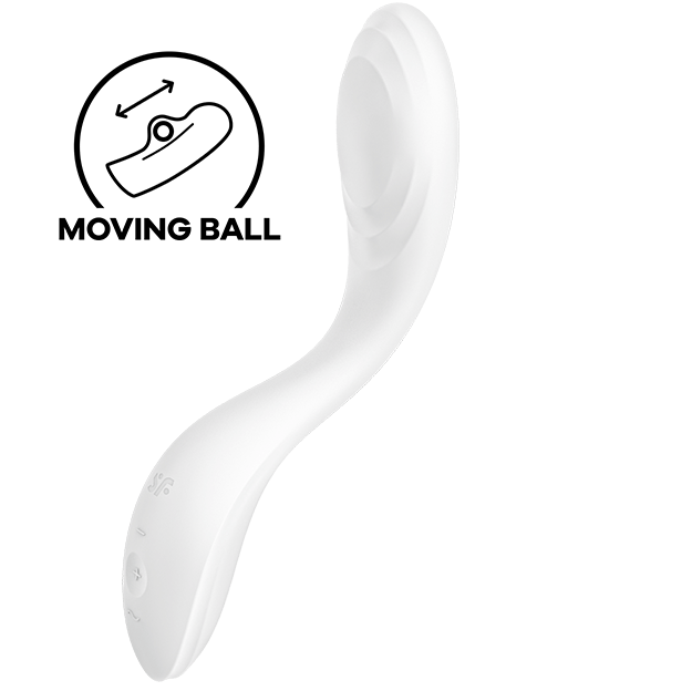 RRROLLING PLEASURE GSPOT VIBRATOR WEISS - Produktansicht 1