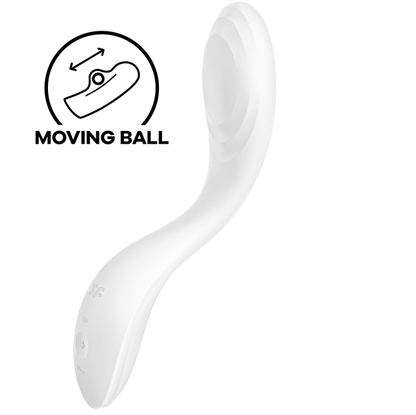 RRROLLING PLEASURE GSPOT VIBRATOR WEISS - Produktansicht 1