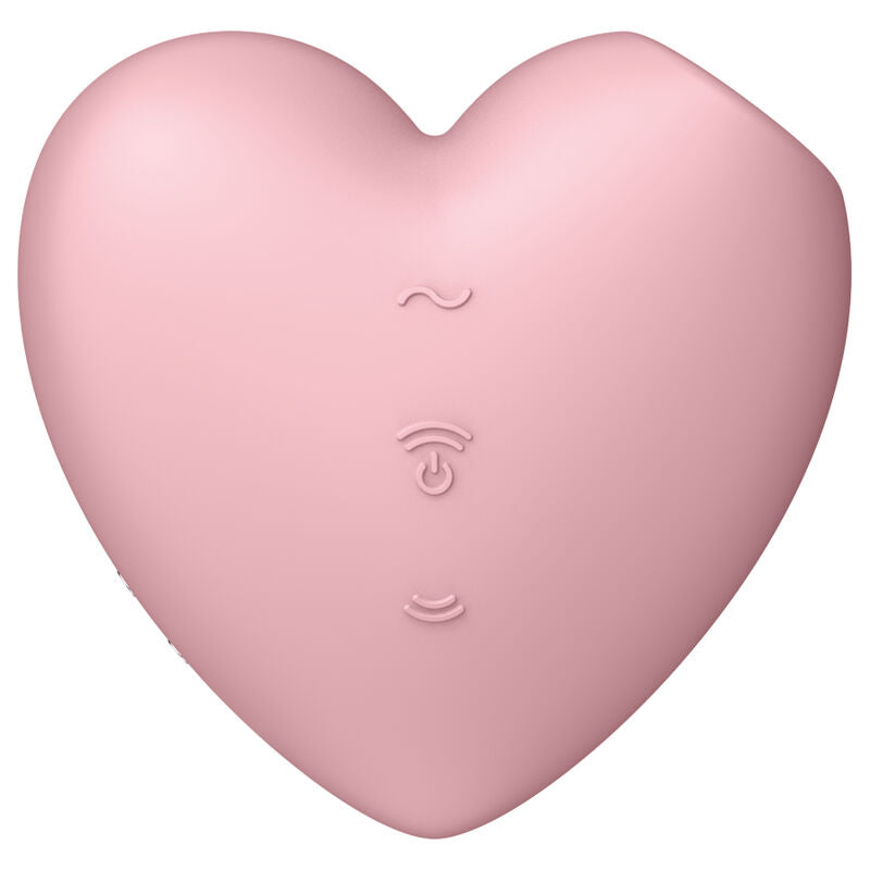CUTIE HEART AIR PULSE STIMULATOR & VIBRATOR ROSA - Produktansicht 2