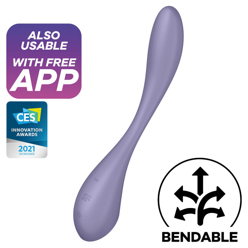 G-SPOT FLEX 5 MULTI VIBRATOR LILA - Produktansicht 1