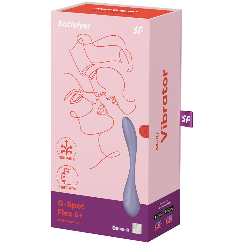 G-SPOT FLEX 5 MULTI VIBRATOR LILA - Produktansicht 5