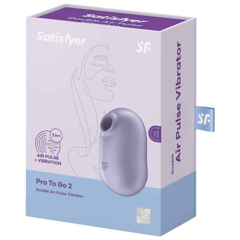 PRO TO GO 2 DOPPELTER LUFTPULSSTIMULATOR & VIBRATOR - Produktansicht 5