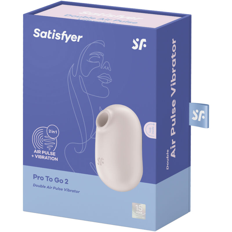 PRO TO GO 2 DOPPELTER LUFTPULSSTIMULATOR & VIBRATOR - Produktansicht 10