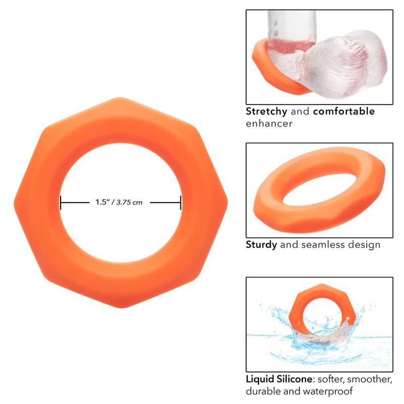ALPHA SEXAGON RING ORANGE - Produktansicht 4