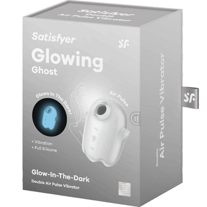 GLOWING GHOST AIR PULSE & VIBRATOR WEISS - Produktansicht 6