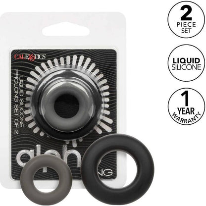 ALPHA PROLONG SET MIT 2 RINGEN GRAU - Produktansicht 2