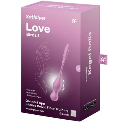 LOVE BIRDS VIBRIERENDE KEGEL-KUGELN ROSA - Produktansicht 6