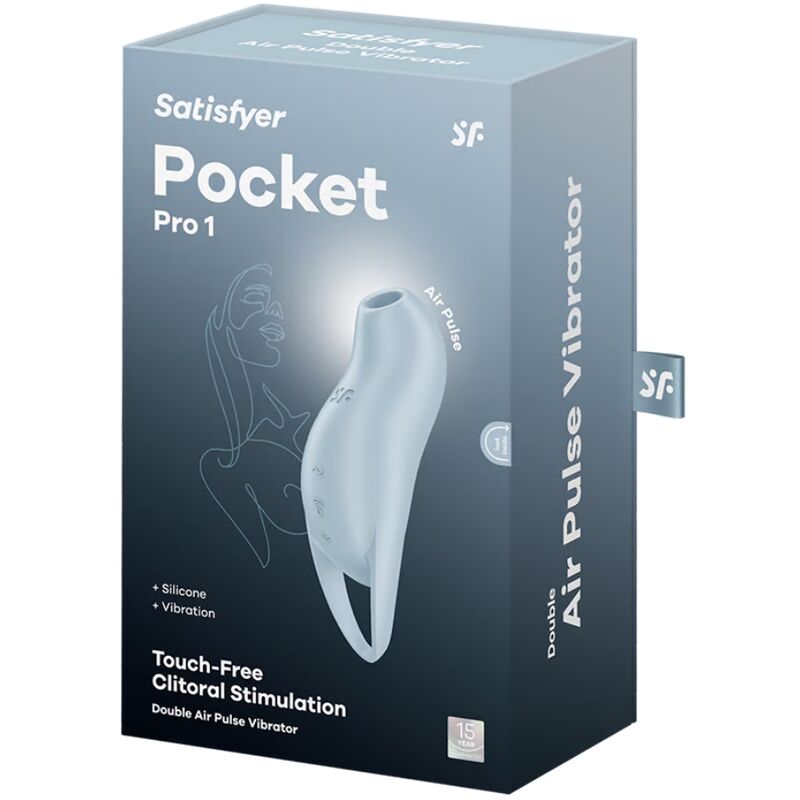 POCKET PRO 1 KLITORIS-STIMULATOR HELLBLAU - Produktansicht 5