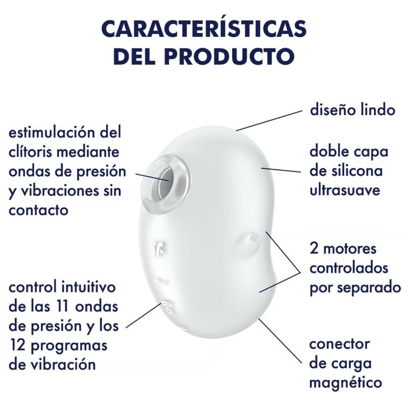 CUTIE GHOST AUFLEGEVIBRATOR WEISS - Produktansicht 4