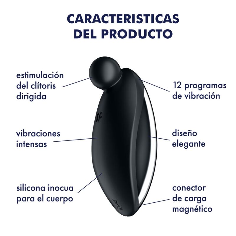 SPOT ON 2 AUFLEGEVIBRATOR SCHWARZ - Produktansicht 4