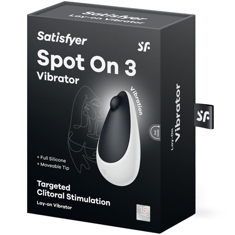 SPOT ON 3 SCHWARZER KLITORASSTIMULATOR - Produktansicht 5