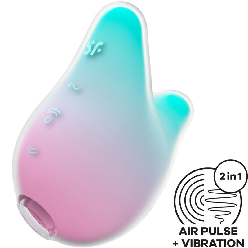 MERMAID VIBES STIMULATOR & VIBRATOR MINT UND PINK - Produktansicht 1