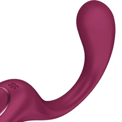 G FOR GODDESS 2 RABBIT VIBRATOR FLASCHE BORDEAUX - Produktansicht 4