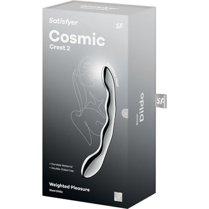 COSMIC CREST 2 DOPPELDILDO AUS EDELSTAHL - Produktansicht 5