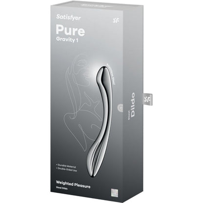 PURE GRAVITY 1 DOPPELENDELLER DILDO AUS EDELSTAHL - Produktansicht 5