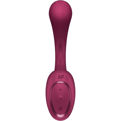 G FOR GODDESS 2 RABBIT VIBRATOR FLASCHE BORDEAUX - Produktansicht 2