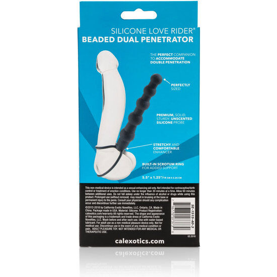 BEADED DUAL PENETRATOR SCHWARZ - Produktansicht 3