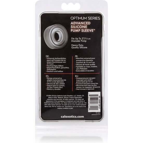 CalExotics Advanced Silicone Pump Sleeve – Silikonmanschette für Penispumpen