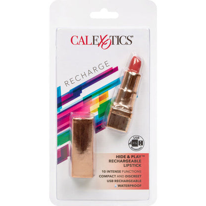 CalExotics Hide & Play – Diskreter Lippenstift-Vibrator mit 10 Funktionen