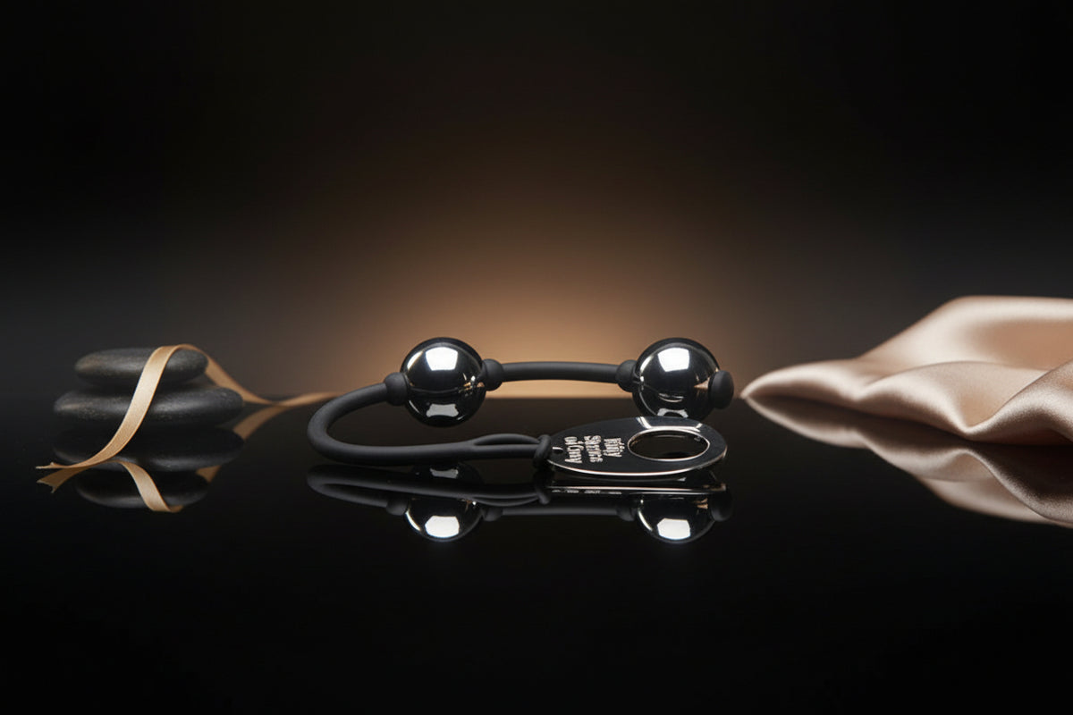 Inner Goddess Mini Silver Pleasure Balls von Fifty Shades von grau