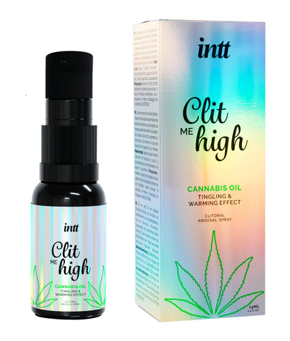 intt Clit Me High Cannabis Oil Stimulationsspray 15ml Vorderansicht