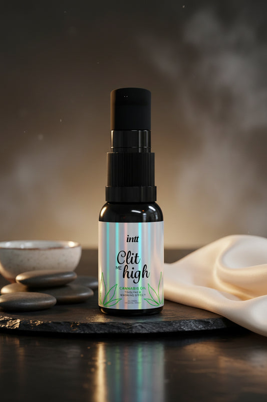 intt Clit Me High Cannabis Oil Stimulationsspray Flasche 15ml Detailansicht