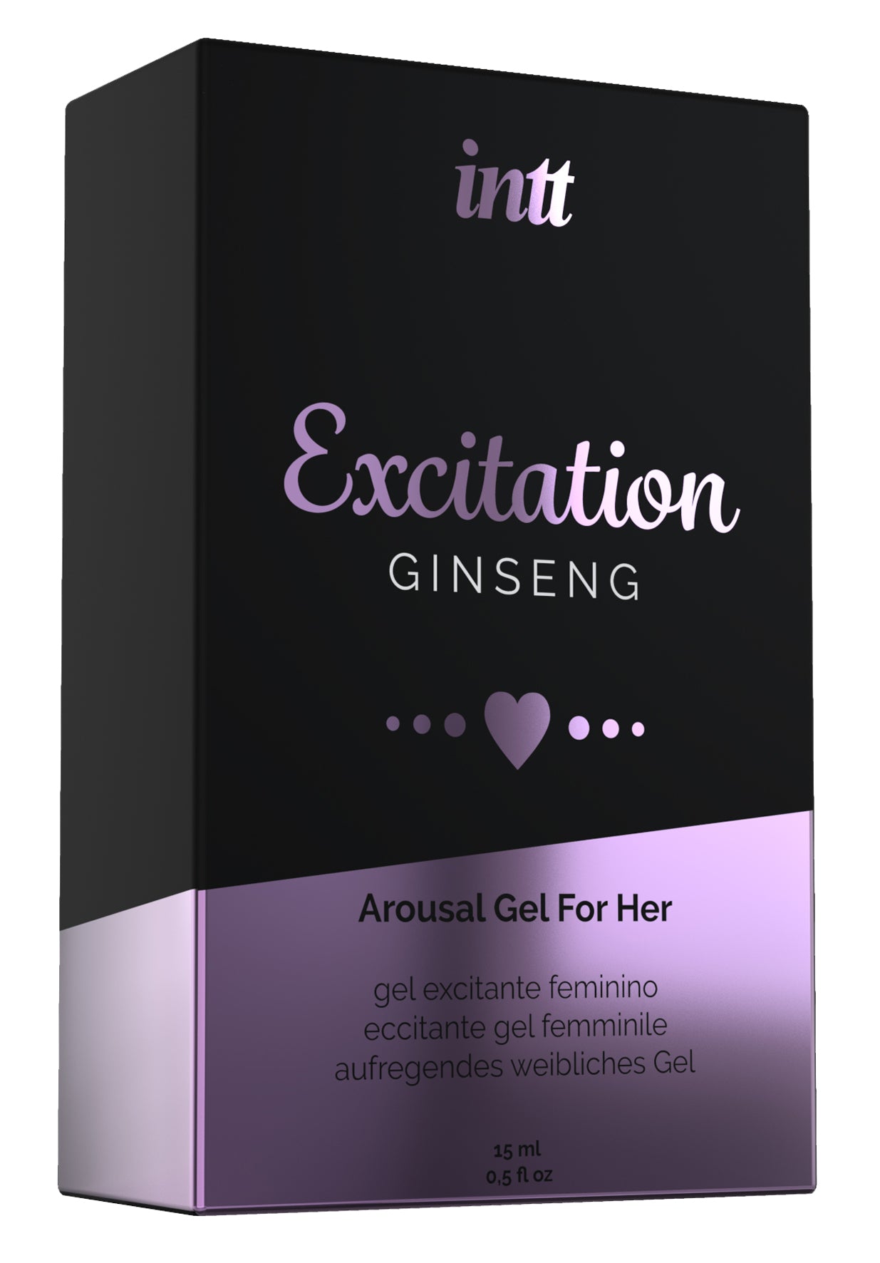 intt Excitation Ginseng Arousal Gel for Her 15ml Verpackung Perspektive