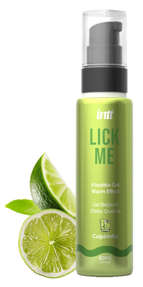 intt Caipirinha Kissable Gel in Anwendung mit fruchtigem Aroma und sinnlicher Atmosphäre