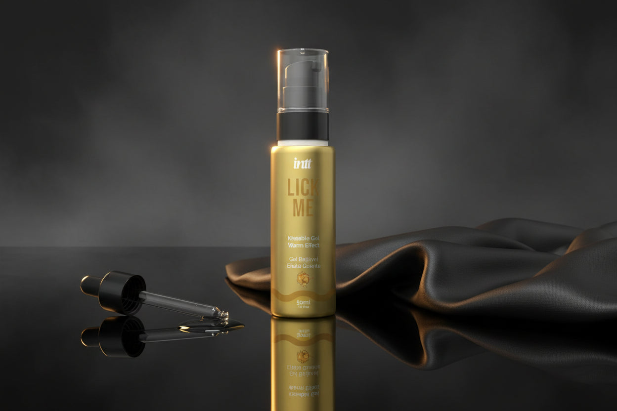 intt Lick Me Kissable Gel Honey 50ml Flasche minimalistische Darstellung